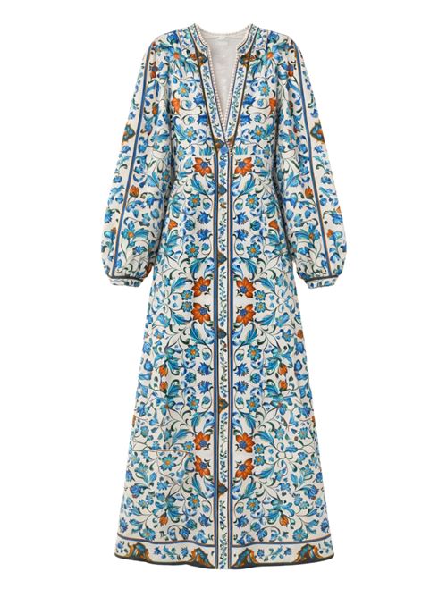 Floral Dress FARM RIO | 353631FLORATILEOFFWHITE26038